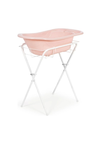 Babyjem Ayaklı Bebek Banyo Küvet Seti 7 Parça Pembe