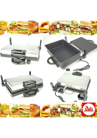 Kadoland KDL-LB-TD Lahmacun & Bazlama Makinesi + Multigrill Tava
