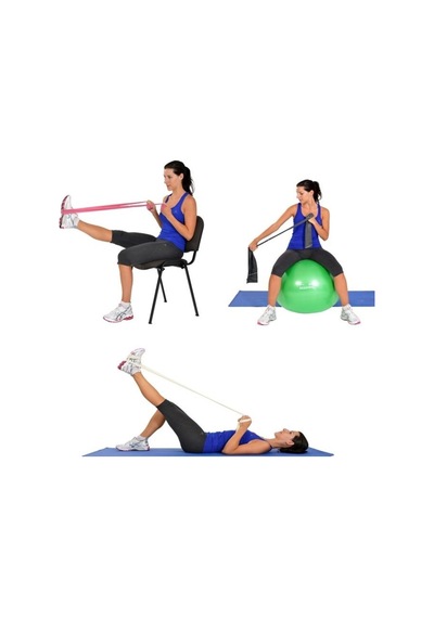 Maxi Band Pilates Bandı 45.5mt Egzersiz Bandı Yeşil/Sert Yeşil