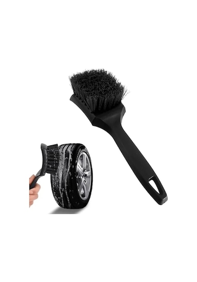 Lastik Ve Paspas Temizleme Fırçası - Sert Kıllı, Ergonomik