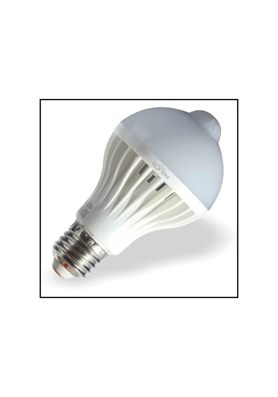 Helios 7W E27 Sensörlü Fotoselli Led Ampul Beyaz Işık