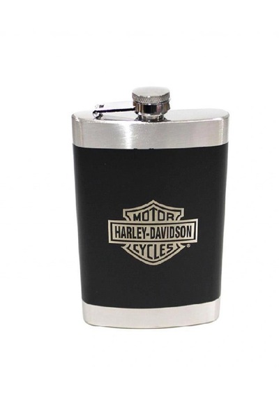 Harley Davidson Matara 5 Oz 147 Ml İçecek Viski Konyak Matarası Siyah