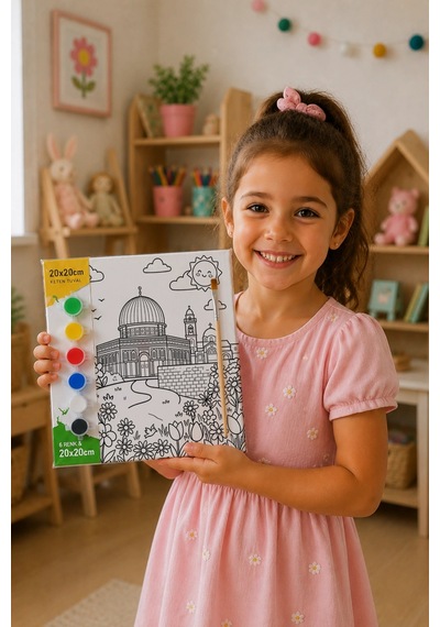 Kâbe-i Muazzama Şövalesiz Boya Seti 20x20