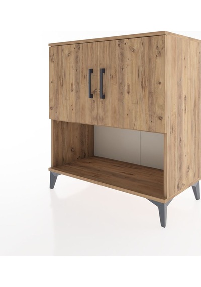 Hyperion Şifonyer 2 Raflı 2 Kapaklı 88x44x96 Çam-çam Atlas Çam