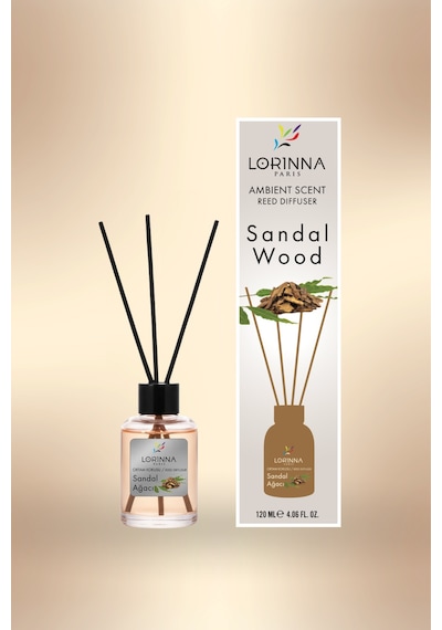 Sandal Wood Bambu Çubuklu Oda Kokusu 120 Ml Sandal Ağacı