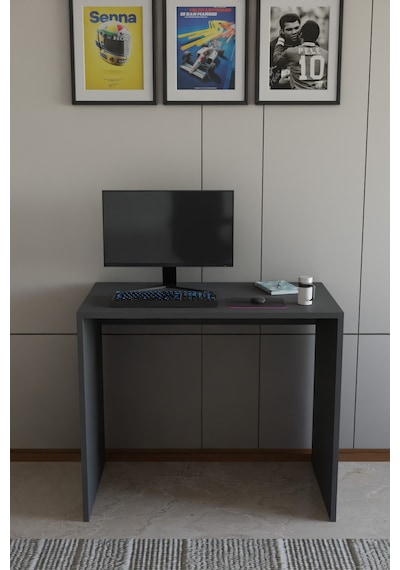 Alpa Ev Mobilya Çalışma Masası, Modern Bilgisayar Masası, Ofis & Ev Kullanımı, Minimal Tasarım Antrasit Alpa Ev Mobilya Çalışma Masası, Modern Bilgisayar Masası, Ofis & Ev Kullanımı, Minimal Tasarım Antrasit