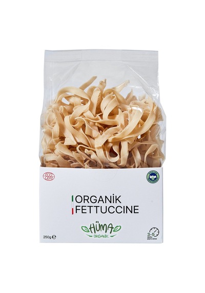 Hüma Organik Fettuccine 250 G - 6 Adet Tarı