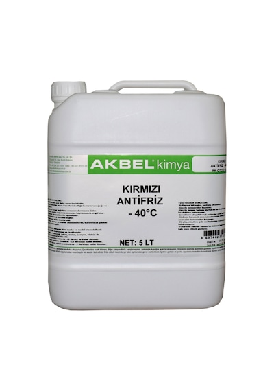 Akbel Kırmızı Antifriz 5 Lt - 40 Derecec