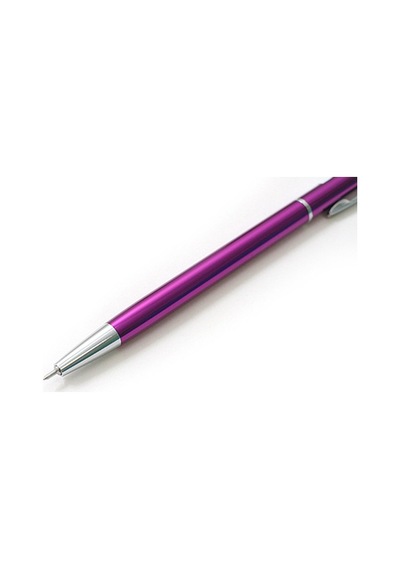 Ohto Slim Line Serisi Nbp-5b3 Metalik Mor Tükenmez Kalem 0.3 ---