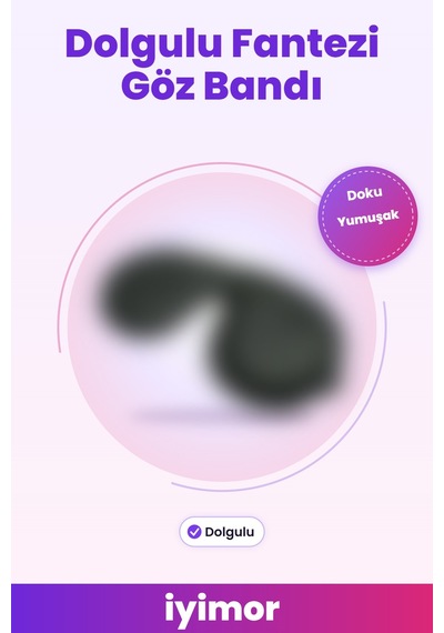 Lybaile Deri Yumuşak Sünger Dolgulu Fantezi Göz Bandı İyimor Çok Renkli