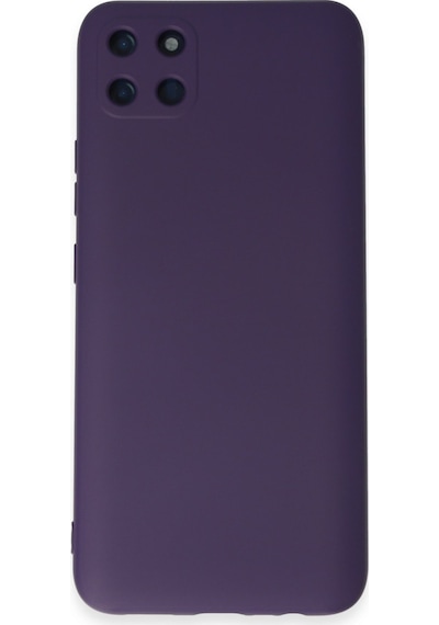 Realme C11 Kılıf Nano İçi Kadife Silikon - Mor Bzsxx00 1
