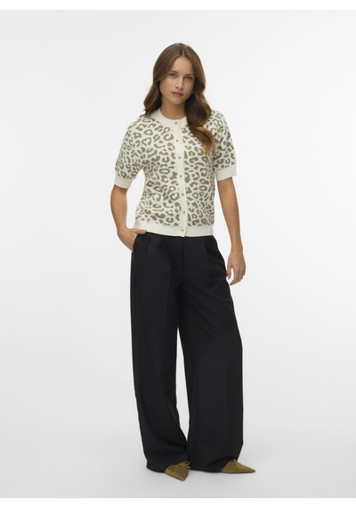 Vero Moda Çok Renkli Kadın Bisiklet Hayvan Desenli Kazak Vmtres Bıen 2/4 O-neck Cardıgan Vero Moda Çok Renkli Kadın Bisiklet Hayvan Desenli Kazak Vmtres Bıen 2/4 O-neck Cardıgan