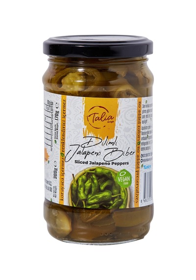 3 Adet Talia Dilimli Jalapeno Biber 300 G