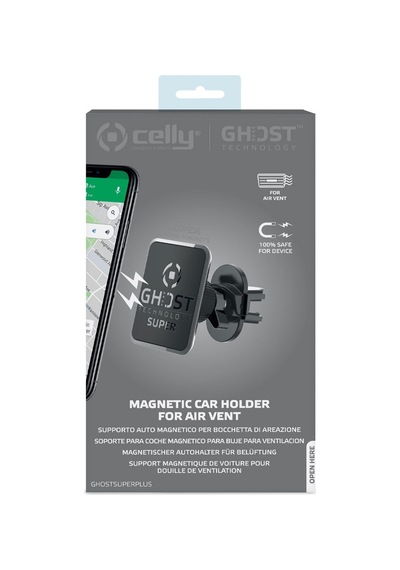 Celly Ghost Superpls Araç Telefon Tutucu Siyah