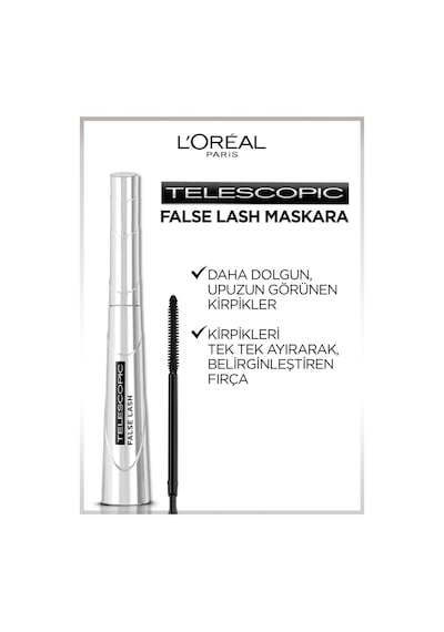 L'Oreal Paris Rimel Telescopic Falselash Maskara Siyah