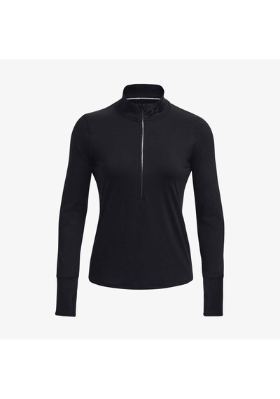 Under Armour Launch Pro Half Zip Kadın Siyah Koşu Sweatshirt 1379349 Siyah