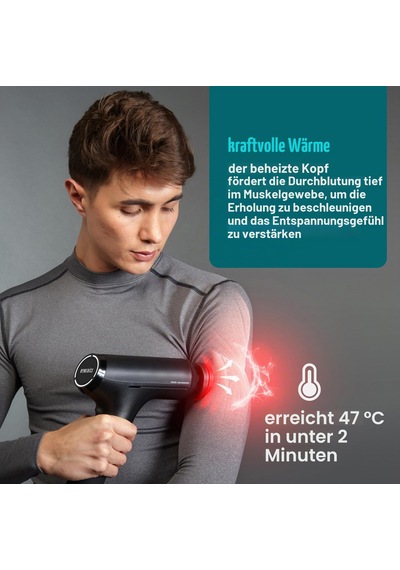 Homedics Pro Physio Masaj Tabancası - Boyun, Omuz, Sırt İçin Derin Masaj - Kas Gerginliğini Gidermek İçin Isıtmalı Başlık, 5 Masaj Başlığı, Kablosuz, Şarj Edilebilir - Siyah Homedics Pro Physio Masaj Tabancası - Boyun, Omuz, Sırt İçin Derin Masaj - Kas Gerginliğini Gidermek İçin Isıtmalı Başlık, 5 Masaj Başlığı, Kablosuz, Şarj Edilebilir - Siyah