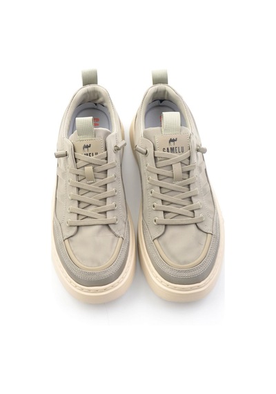 Bambi Haki Keten Erkek Sneaker E01175521118 Ten