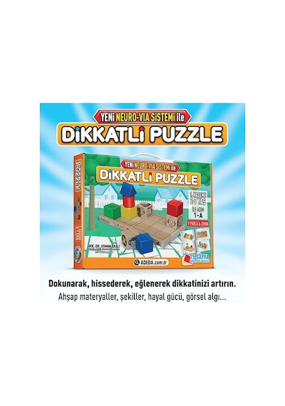 2-7 Yaş Adeda Dikkatli Puzzle Ilk Adım