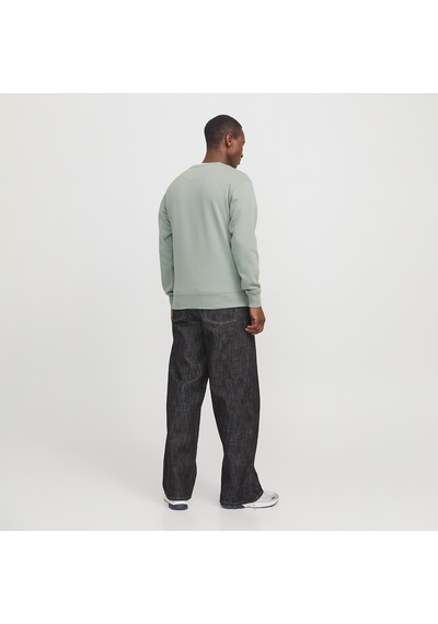 Jack & Jones Jack&jones Star Basic Erkek Yeşil Bisiklet Yaka Sweatshirt Yeşil