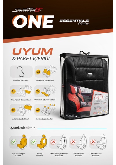 Selectedfit One Design Universal Oto Koltuk Kılıfı 05560411