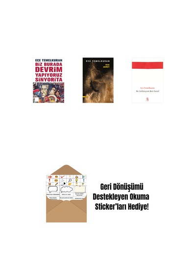 Biz Burada Devrim Yapıyoruz Sinyorita Cep Boy + Muz Sesleri + Ne Anlatayım Ben Sana + Okuma Sticker'ları