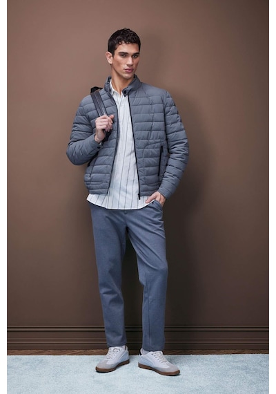DeFacto Tailored Regular Fit Normal Kesim Kumaş Pantolon Basic Düz Cepli D9084AX24WNAR167