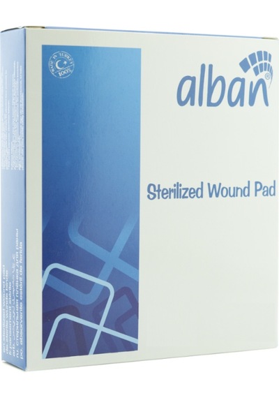 Alban Steril Şeffaf Yara Pedi 10 x 20 CM 5'li