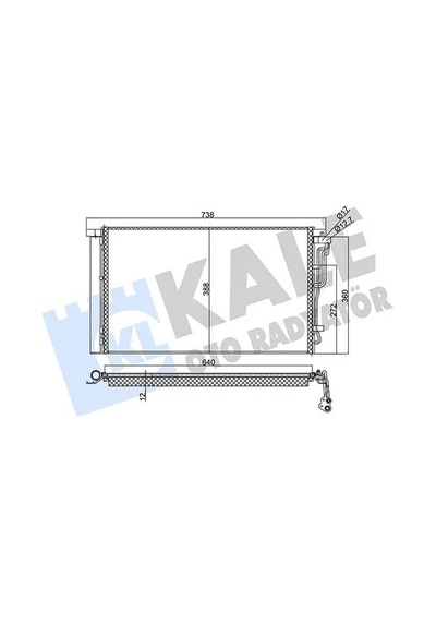 Hyundai Elantra 6 Klima Radyatoru 1.6 2016-2020 Kale 354025
