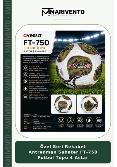 Özel Seri Rekabet Antrenman Sahater Ft-750 Futbol Topu 4 Astar Çok Renkli