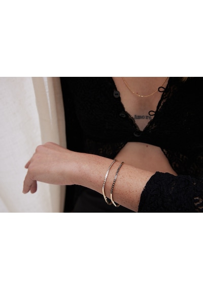 Reis Kuyumculuk T10729 Piazza Brown Bangle Altın Bilezik