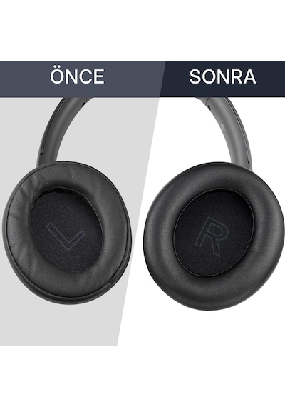 Anker Soundcore Life İçin Q10/q10bt Modeliyle Uyumlu Suni Deri Kulaklık Pedi Hafızalı Yüksek Kaliteli Materyal Kulaklık Süngeri Q10/q10bt
