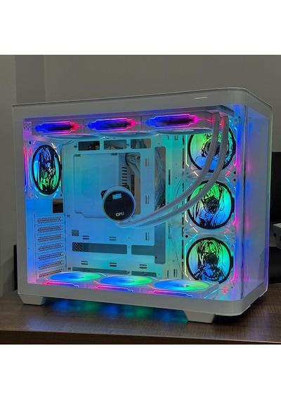 Anime Karakterli 7 Argb Fanlı 360mm Sıvı Soğutmalı 750w 80+ Powerlı Beyaz Akvaryum Kasa Anime Karakterli 7 Argb Fanlı 360mm Sıvı Soğutmalı 750w 80+ Powerlı Beyaz Akvaryum Kasa