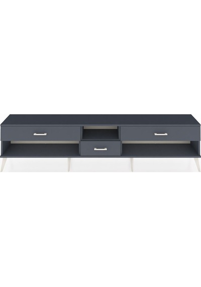 Arges Tv Ünitesi Tek Raflı 3 Çekmeceli 220x30x51 Antrasit-antrasit Antrasıt/antrasıt - Antrasıt Arges Tv Ünitesi Tek Raflı 3 Çekmeceli 220x30x51 Antrasit-antrasit Antrasıt/antrasıt - Antrasıt