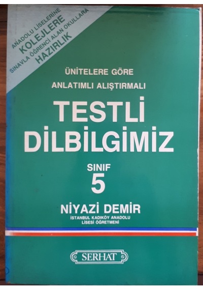 5.Sınıf Testli Dilbilgimiz1991 Yılı Basım Niyazi Demir