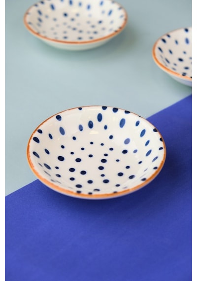 Tabak Evi Porselen Spotty Mini Kase Seti 9x2,50cm 4 Parça Çok Renkli