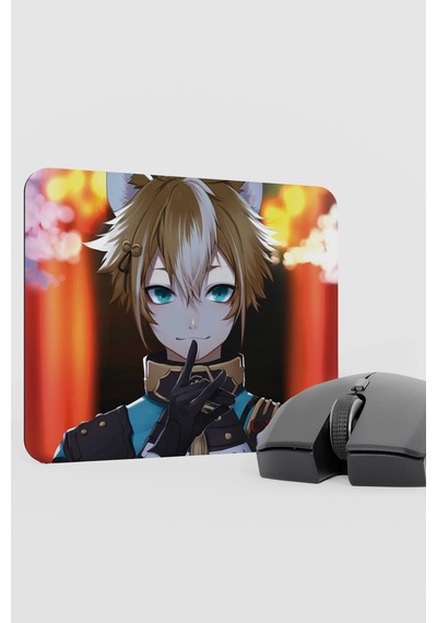 Gorou Genshin Impact Anime Oyuncu V2 - 22x18 Gaming Mouse Pad Fare Altlığı