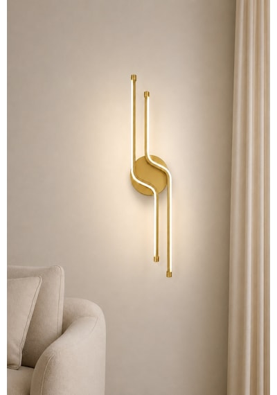 Armoni Modern Led Duvar Apliği Günışığı Eskitme