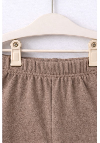 For My Baby Basic Bebek Şortlu Takım Kahverengi1