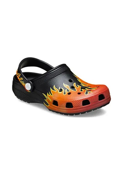 Crocs Classic Flames Clog T Çocuk Terlik 211214-0c4 Siyah Siyah