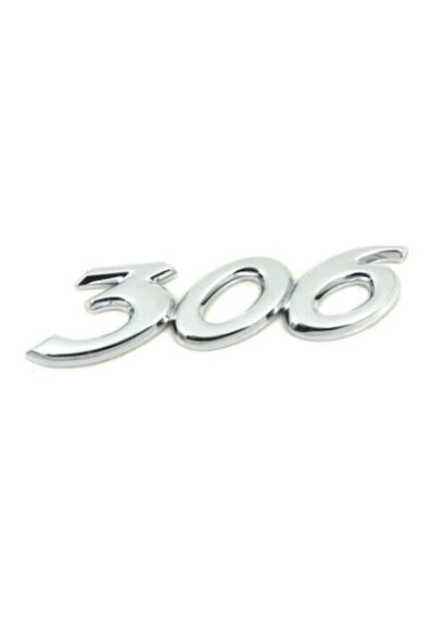 Peugeot Uyumlu 306 Krom Bagaj Yazısı