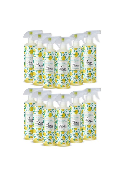 Green Lora 80 Derece Aleo vera ve Gliserinli Limon Kolonyası 16 Oz 473 ML x 12