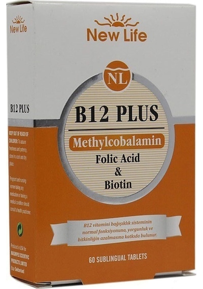 B12 Plus 60 Dilaltı Tablet - Vişne 7640128140139