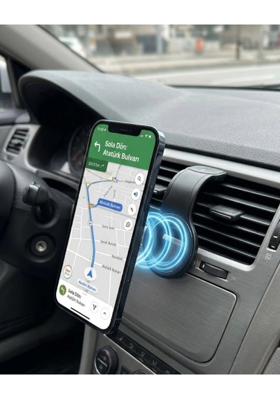 Buğz Araç İçi Manyetik Telefon Tutucu Alüminyum Gövdeli Navigasyon Standı