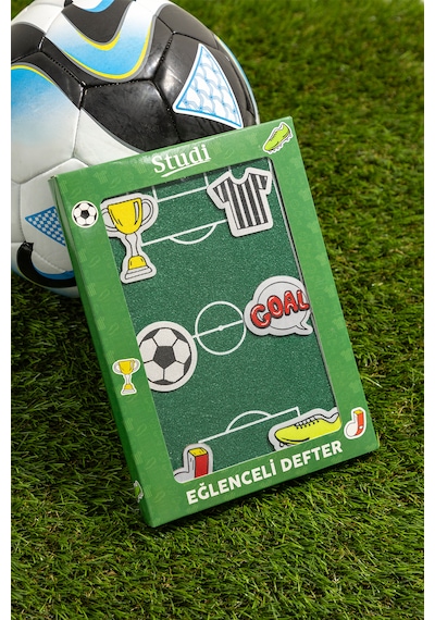 Studi Pelüş ve Eğlenceli Defter - Futbol Figürlü