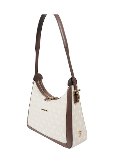 Silver Polo Sp1187 Kadın Omuz Çantası Monogram Taş-kahve