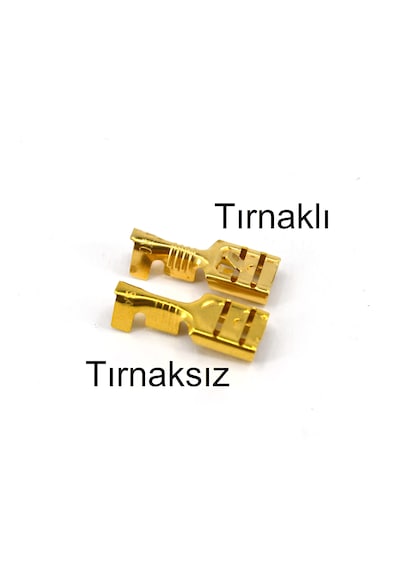 9.5mm Tırnaksız 100 Adet Büyük Dişi Fiş Sf3d