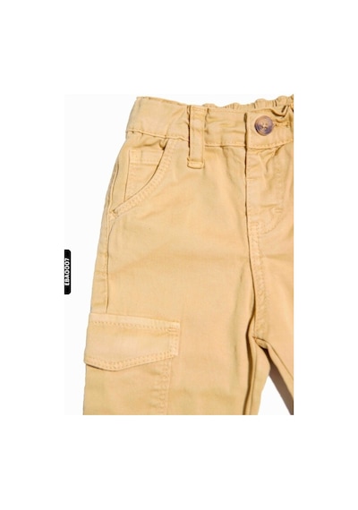 Xo Kids Erkek Bebek Kargo Pantolon 6 - 24 Ay 20013 Bej