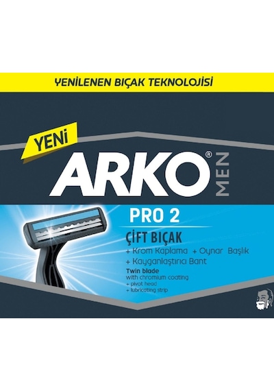 Arko Men Pro2 Tıraş Bıçağı 10'lu