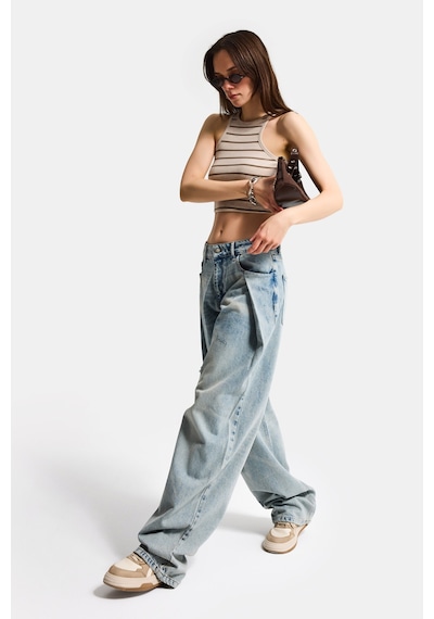 Itsbasic Kadın T.kot Rengi 12s6-65 Loose Fit Bol Kesim Özel Tasarım Denim Jean Itsbasic Kadın T.kot Rengi 12s6-65 Loose Fit Bol Kesim Özel Tasarım Denim Jean